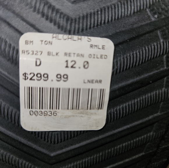 NWT Tony Lama Men's Black Oiled Cowhide work boots, size 11, Vibram soles - Picture 11 of 14